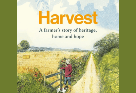 Cover of Harvest by Minette Batters, a memoir exploring farming, food production and the future of rural Britain.