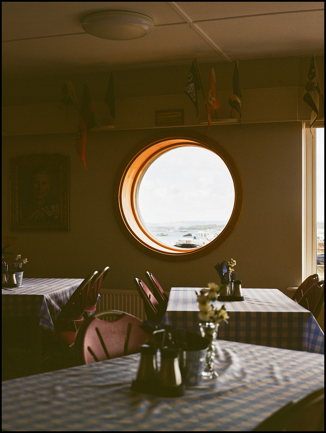 Photograph from Light Pours In, Kieran Marsh's exhibition of analogue photography exploring England's community spaces and everyday life.